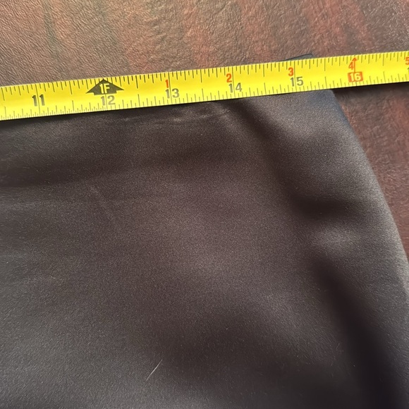 Xscape Women’s Floral Long Satin Skirt Black Size 10 - Picture 4 of 17